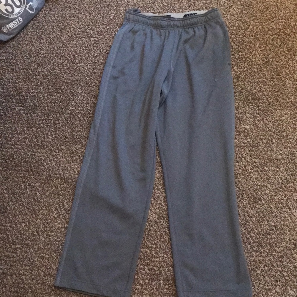 Nike Gray Workout Pants- Dri Fit